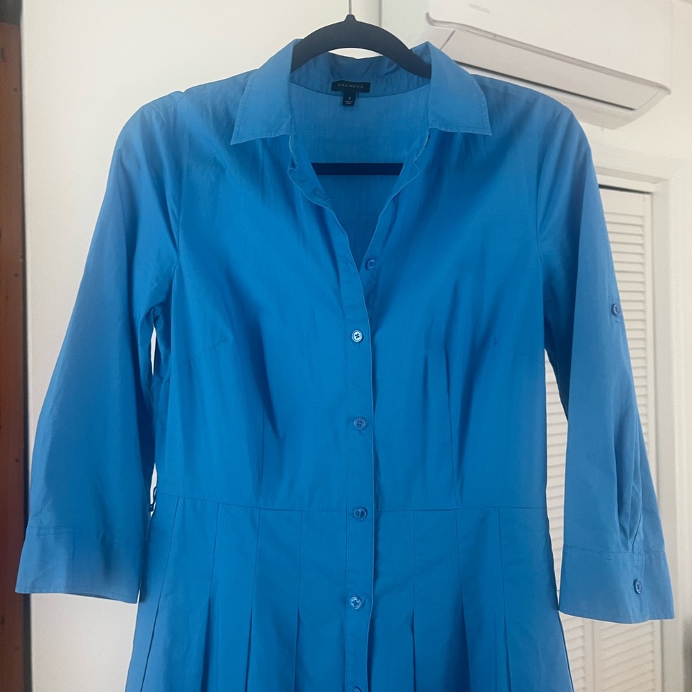 Talbots Sky Blue Collared Shirt